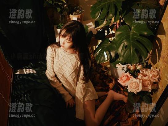 小鹿鹿shika的连衣裙写真，哦这角度，这光线，精选作品真心不惜金子般珍贵！
